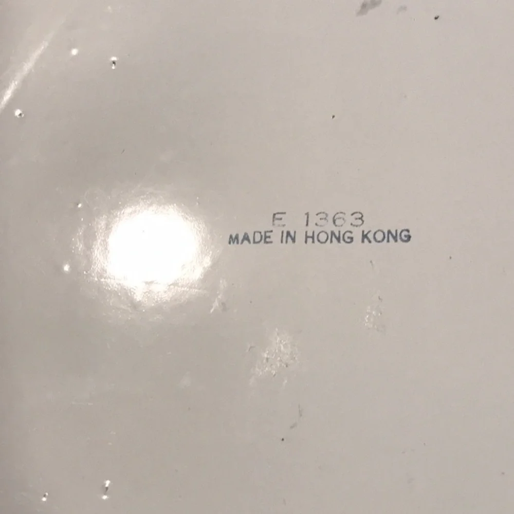 Turkey Enamelware Platter HUGE Oval Platter Bright Colors Texture HONG KONG